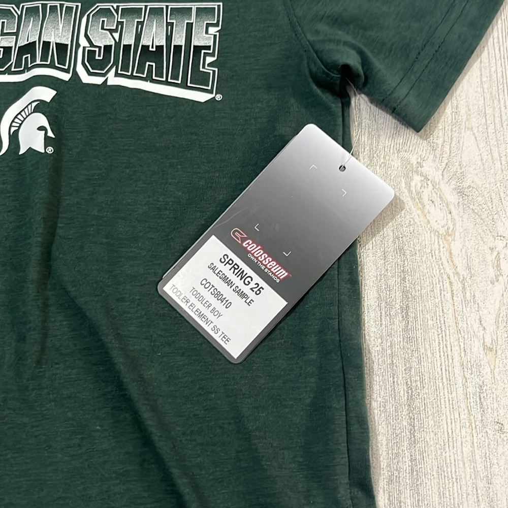 Michigan State Tee 3T. NWT - Picture 3 of 5